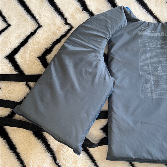 Adult Stearns Boating Life Jacket - blue and grey - EUC - ships fast💨 - Picture 9 of 9